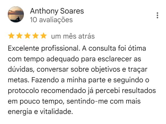 Depoimento Google Dr. Edgar Oliveira Sarmento